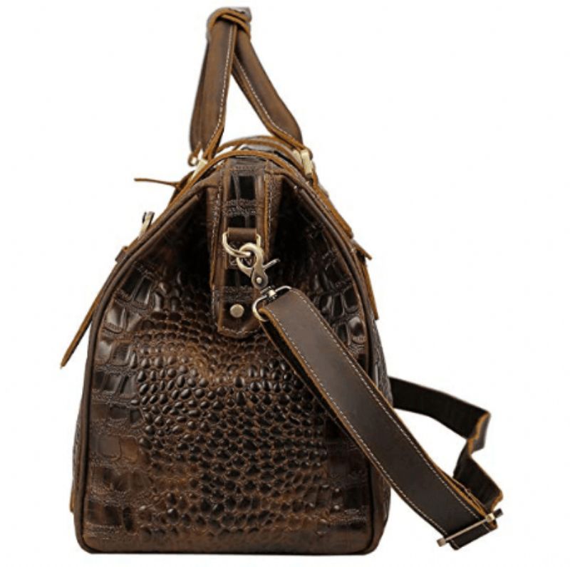 Sac Voyage Cuir Crocodile