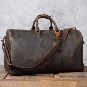 Sac Voyage Cuir Weekender Duffel 24 Pouces