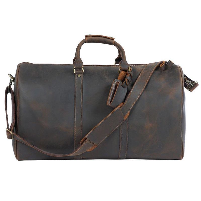 Sac Voyage Cuir Weekender Duffel 24 Pouces