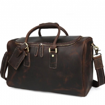 Sac Voyage Vintage Cuir Crazy Horse