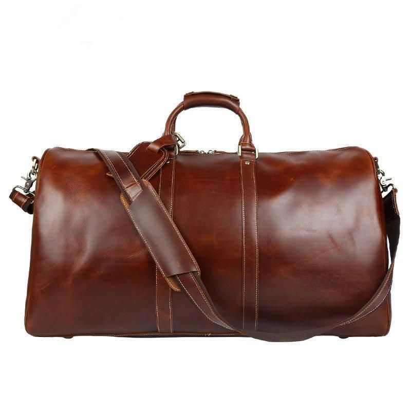 Sac Week-end Cuir Pour Hommes Vintage