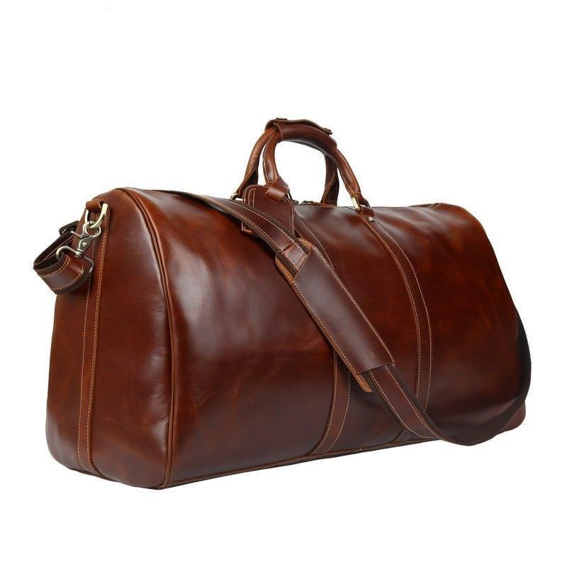 Sac Week-end Cuir Pour Hommes Vintage