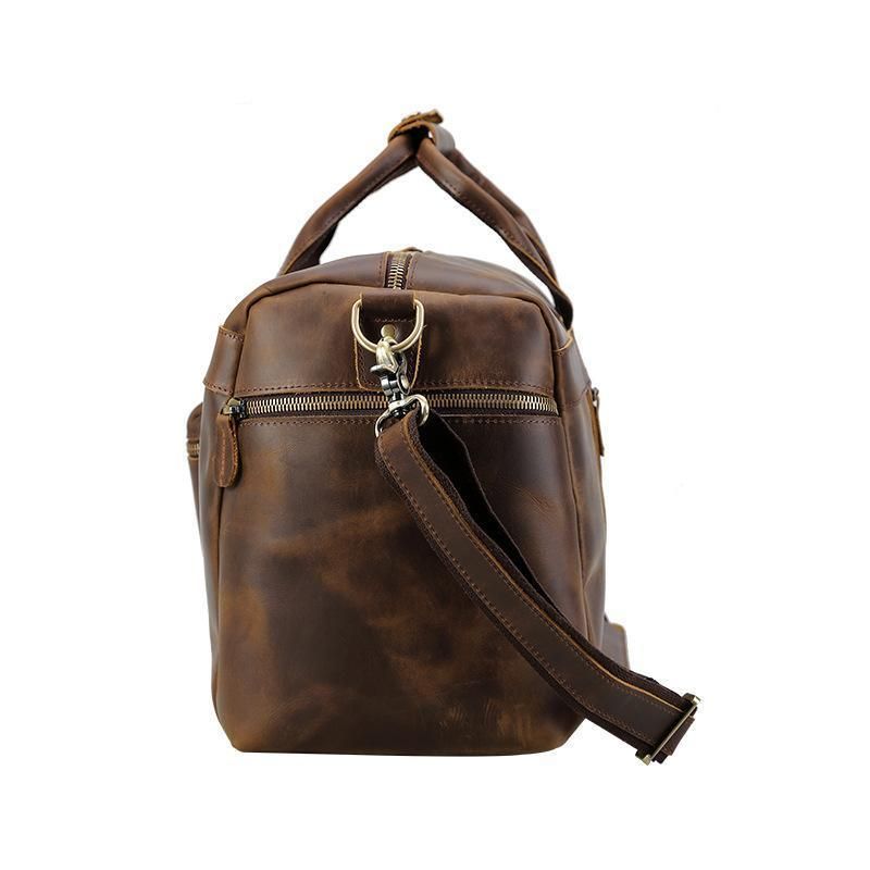 Sac Week-end Cuir Vache 23 Pouces Pour Hommes