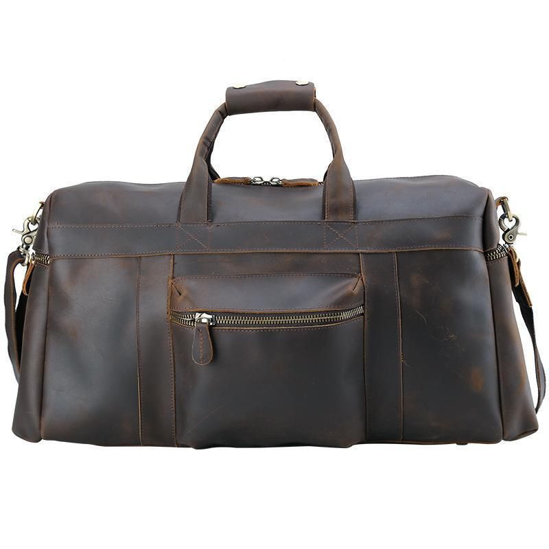 Sac Week-end Cuir Vache 23 Pouces Pour Hommes