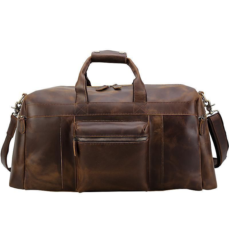 Sac Week-end Cuir Vache 23 Pouces Pour Hommes