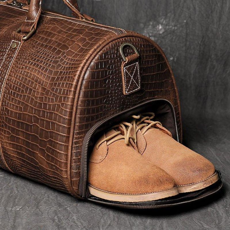 Sac Week-end Cuir Vache Pour Homme