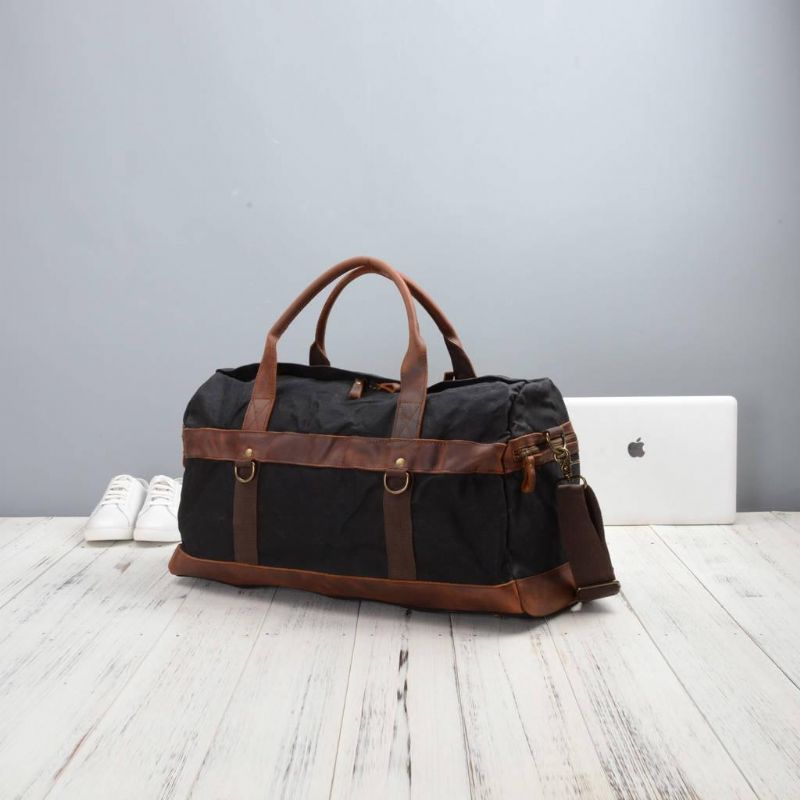 Sac Week-end Toile Cirée Pour Hommes