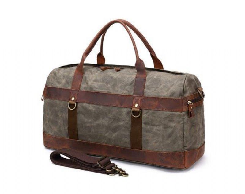 Sac Week-end Toile Cirée Pour Hommes