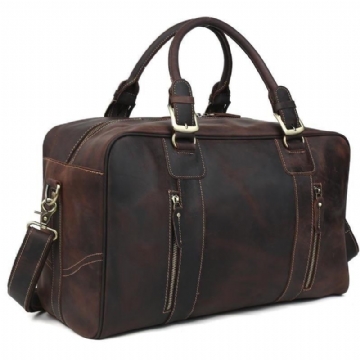 Sac Week-end Voyage Cuir Vintage Pour Hommes