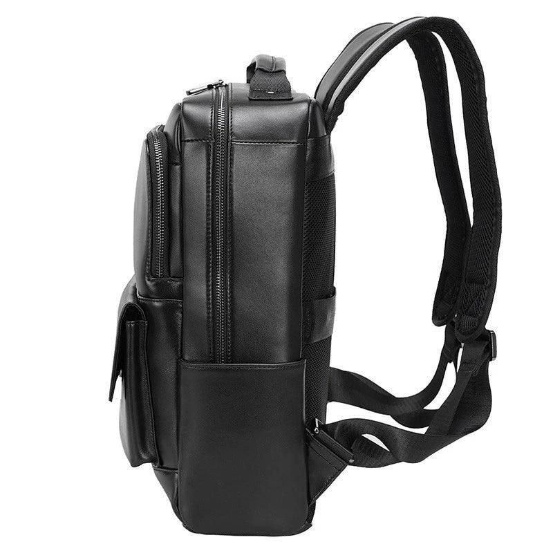 Sacs À Dos Pour Ordinateur Portable 14 Pouces Cuir Noir