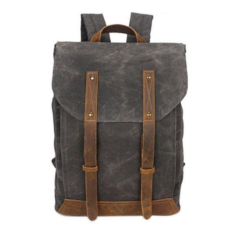 Sacs À Dos Toile Vintage Pour Ordinateur Portable Hommes