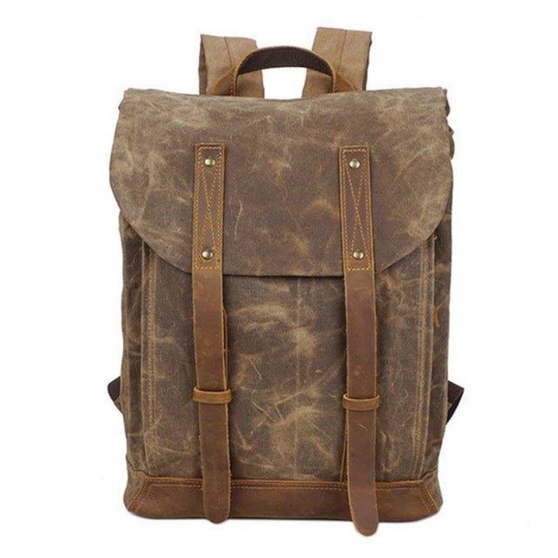 Sacs À Dos Toile Vintage Pour Ordinateur Portable Hommes