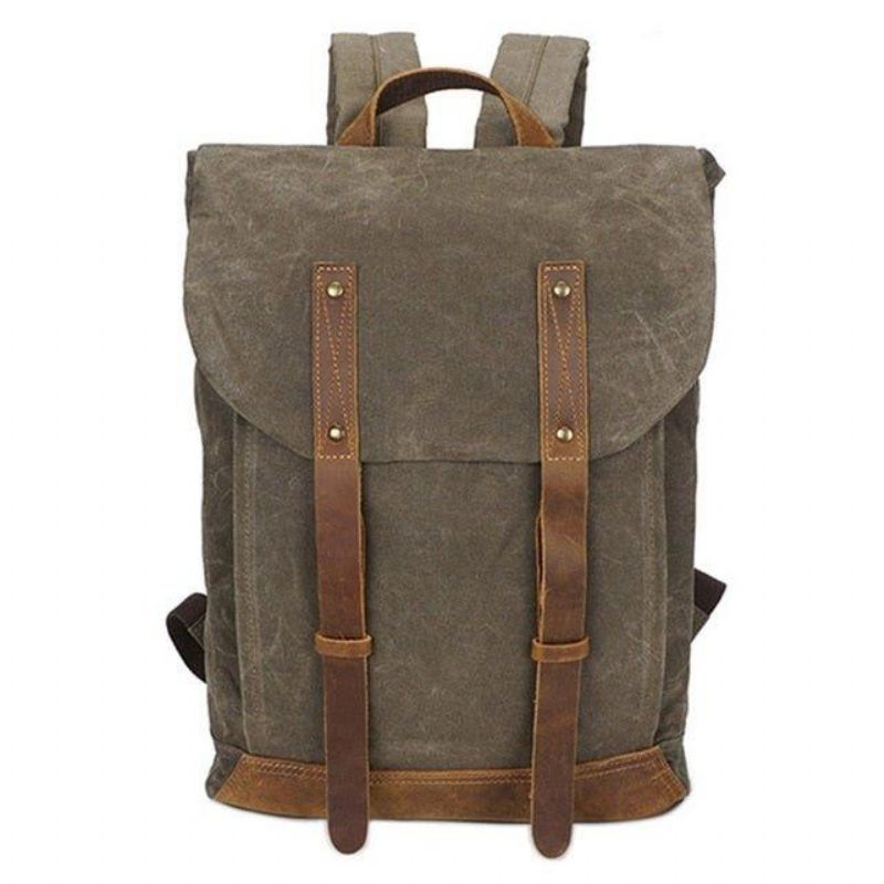 Sacs À Dos Toile Vintage Pour Ordinateur Portable Hommes