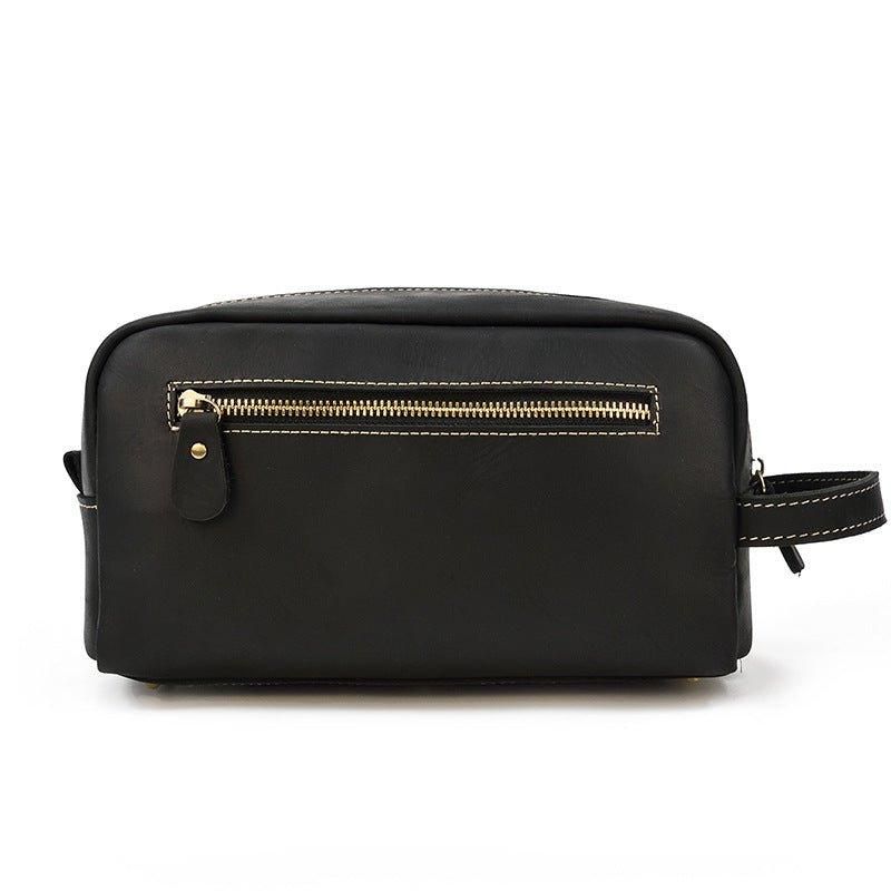 Trousse Toilette Cuir Dopp Kit Étui Rasage