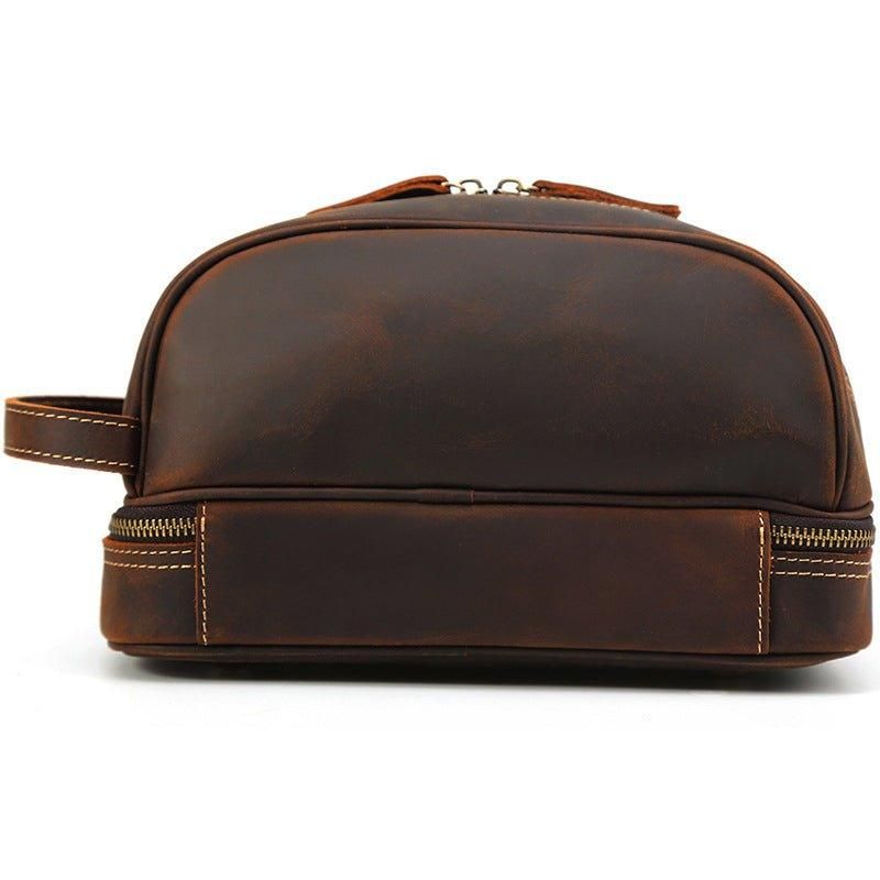 Trousse Toilette Voyage Cuir Pour Hommes